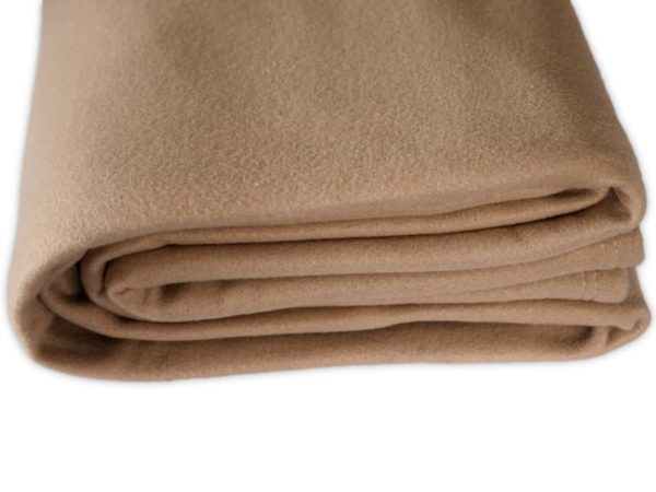 Polar Fleece Trevira Blankets – Camel